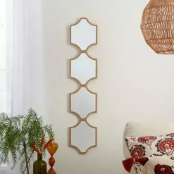 Dunelm Moroccan Decorative Panel Mirror, 20x100cm