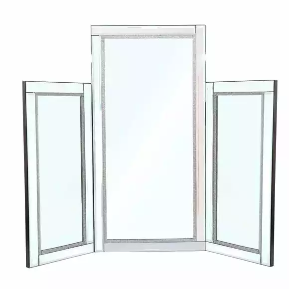 Dunelm Diamante Dressing Table Mirror, 55x68cm 5 Dunelm Diamante Dressing Table Mirror, 55x68cm - Image 3