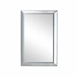 Dunelm Rectangle Bevelled Wall Mirror, 71x46cm