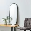Dunelm Apartment Lozenge Wall Mirror, Black 35x95cm 1 Dunelm Apartment Lozenge Wall Mirror, Black 35x95cm -All Mirrors Store 30777755