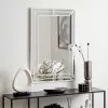 Dunelm Double Edge Frame Wall Mirror, 85x55cm -All Mirrors Store 30777766