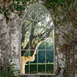 Dunelm Buttercup Garden Outdoor Mirror, 160x85cm