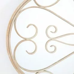 Dunelm Rose Petal Round Garden Mirror 90cm -All Mirrors Store 30780672 alt04