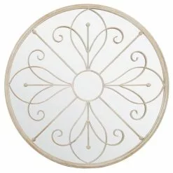 Dunelm Summer Orchid Round Garden Mirror, 90cm 11 Dunelm Summer Orchid Round Garden Mirror, 90cm -All Mirrors Store 30780673 alt04