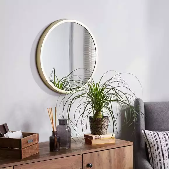 Elements Round Wall Mirror, 50cm 3 Elements Round Wall Mirror, 50cm