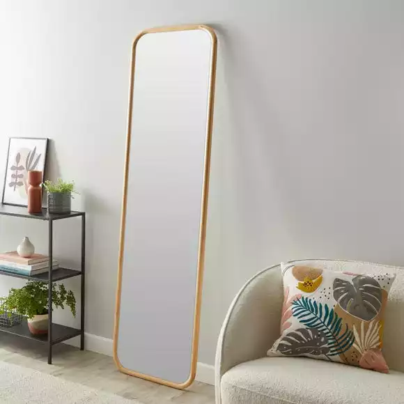 Dunelm Pine Rounded 170cm X 40cm Full Length Mirror 3 Dunelm Pine Rounded 170cm X 40cm Full Length Mirror