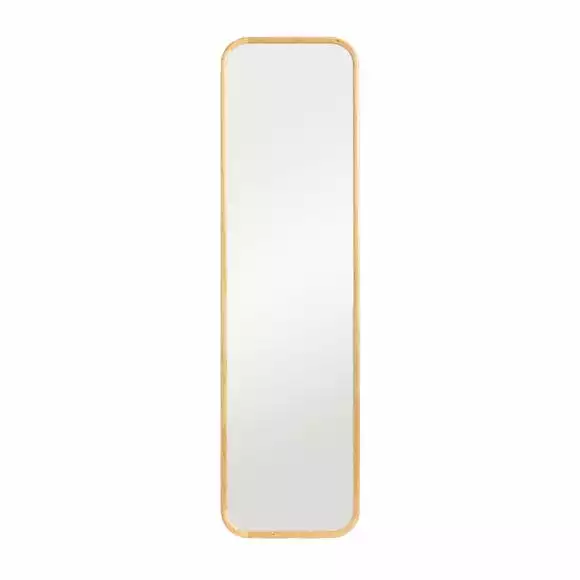 Dunelm Pine Rounded 170cm X 40cm Full Length Mirror 4 Dunelm Pine Rounded 170cm X 40cm Full Length Mirror - Image 2