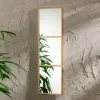 Dunelm Window Mirror 85x25cm Gold Outdoor