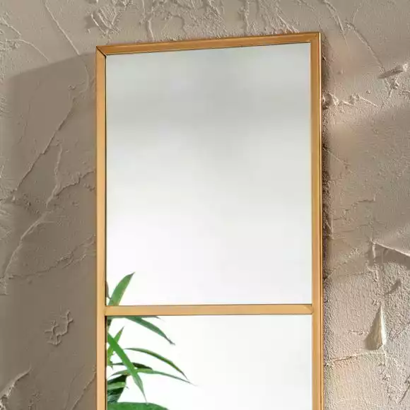 Dunelm Window Mirror 85x25cm Gold Outdoor 4 Dunelm Window Mirror 85x25cm Gold Outdoor - Image 2