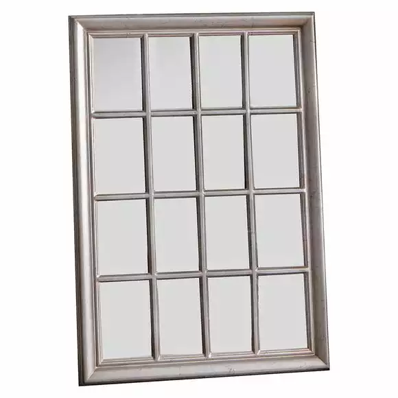 Cedar & Sage Grove Wall Mirror, Antique Silver 106x76cm 3 Cedar & Sage Grove Wall Mirror, Antique Silver 106x76cm