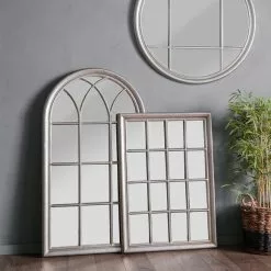 Cedar & Sage Grove Wall Mirror, Antique Silver 106x76cm 7 Cedar & Sage Grove Wall Mirror, Antique Silver 106x76cm -All Mirrors Store 30797635 alt02