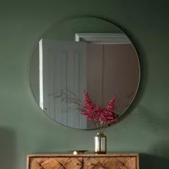 Cedar & Sage Atwood Round Wall Mirror, 80cm