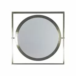 Cedar & Sage Moneta Round Wall Mirror, Zinc 61cm -All Mirrors Store 30797723 alt02