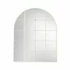 Cedar & Sage Rockwood Arched Mirror, White 76x95cm