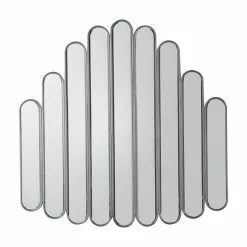 Cedar & Sage Moline Shiny Silver Mirror, 108cm -All Mirrors Store 30797783 alt02