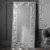 Cedar & Sage Vera Leaner Mirror, Silver 158x80cm