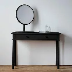 Cedar & Sage Wusu Dressing Mirror, Black 46x64cm -All Mirrors Store 30797847 alt01
