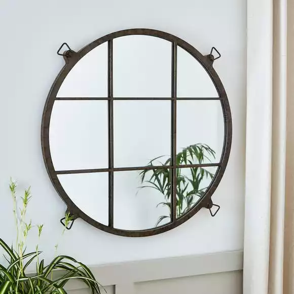 Dunelm Indoor Outdoor Listera Mirror, 70cm 3 Dunelm Indoor Outdoor Listera Mirror, 70cm - Image 2