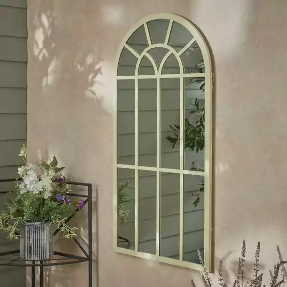 Dunelm Indoor Outdoor Cream Country Window Mirror 90cm X 45cm 3 Dunelm Indoor Outdoor Cream Country Window Mirror 90cm X 45cm
