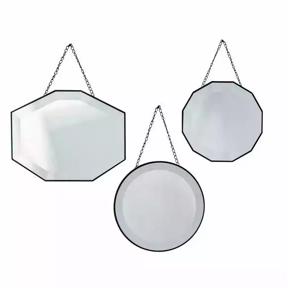 Cedar & Sage Set Of 3 Raphine Scatter Mirrors 5 Cedar & Sage Set Of 3 Raphine Scatter Mirrors - Image 3