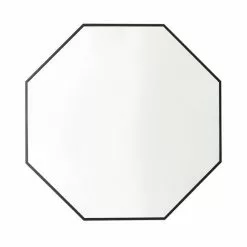 Dunelm Black Hexagon Mirror 60cm X 65cm 7 Dunelm Black Hexagon Mirror 60cm X 65cm -All Mirrors Store 30802735 alt02