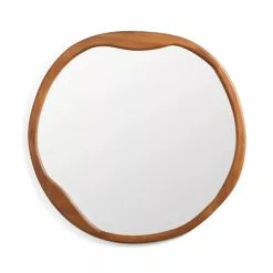 Dunelm Round Pebble Mirror 80cm X 80cm 9 Dunelm Round Pebble Mirror 80cm X 80cm -All Mirrors Store 30802773 alt02