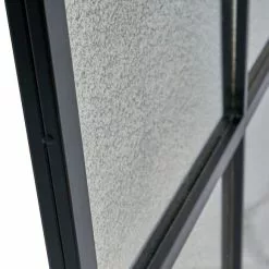 Pacific Lifestyle 12 Pane Metal Floor Mirror With Foxed Glass, Matt Black 100x200cm 9 Pacific Lifestyle 12 Pane Metal Floor Mirror With Foxed Glass, Matt Black 100x200cm -All Mirrors Store 30803472 alt03