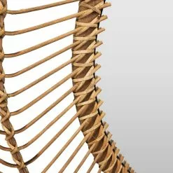 Pacific Lifestyle Bamboo Large Round Wall Mirror, 90cm -All Mirrors Store 30803478 alt02