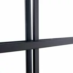Pacific Lifestyle 12 Pane Metal Floor Standing Mirror, Dark Grey 100x200cm -All Mirrors Store 30803483 alt02