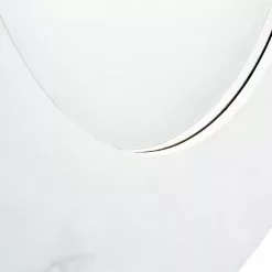 Pacific Lifestyle Marble Veneer Round Wall Mirror, White 80cm -All Mirrors Store 30803517 alt02